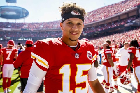 here is Patrick Mahomes